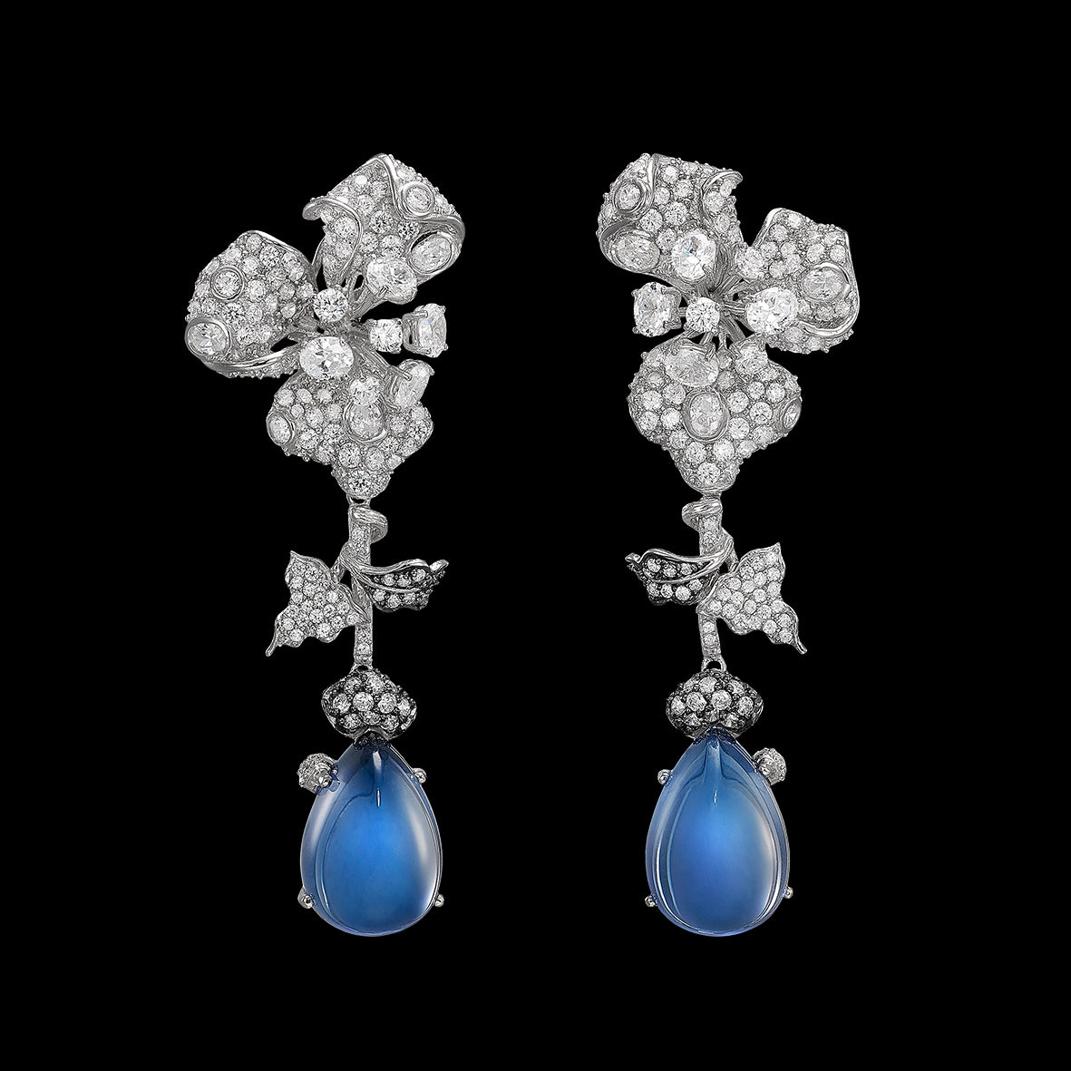 Orchid Sapphire Earrings